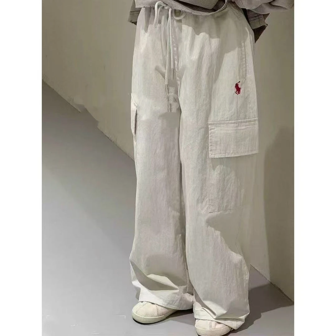 n0275韩代款宽松口袋休闲裤