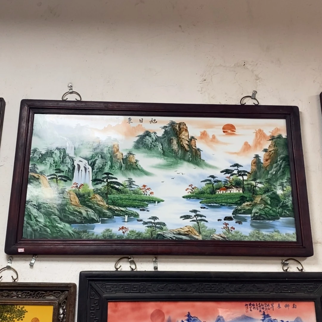 瓷120*66 景德镇瓷板画柴窑烧制