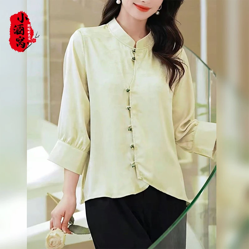 [仙鹤]小酒窝新国风 时尚气质上衣-65/505