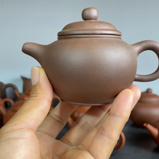 茶壶紫砂清香款紫泥