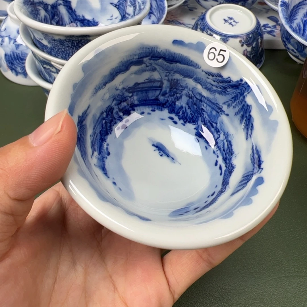 景德镇纯手工纯手绘茶具木木65