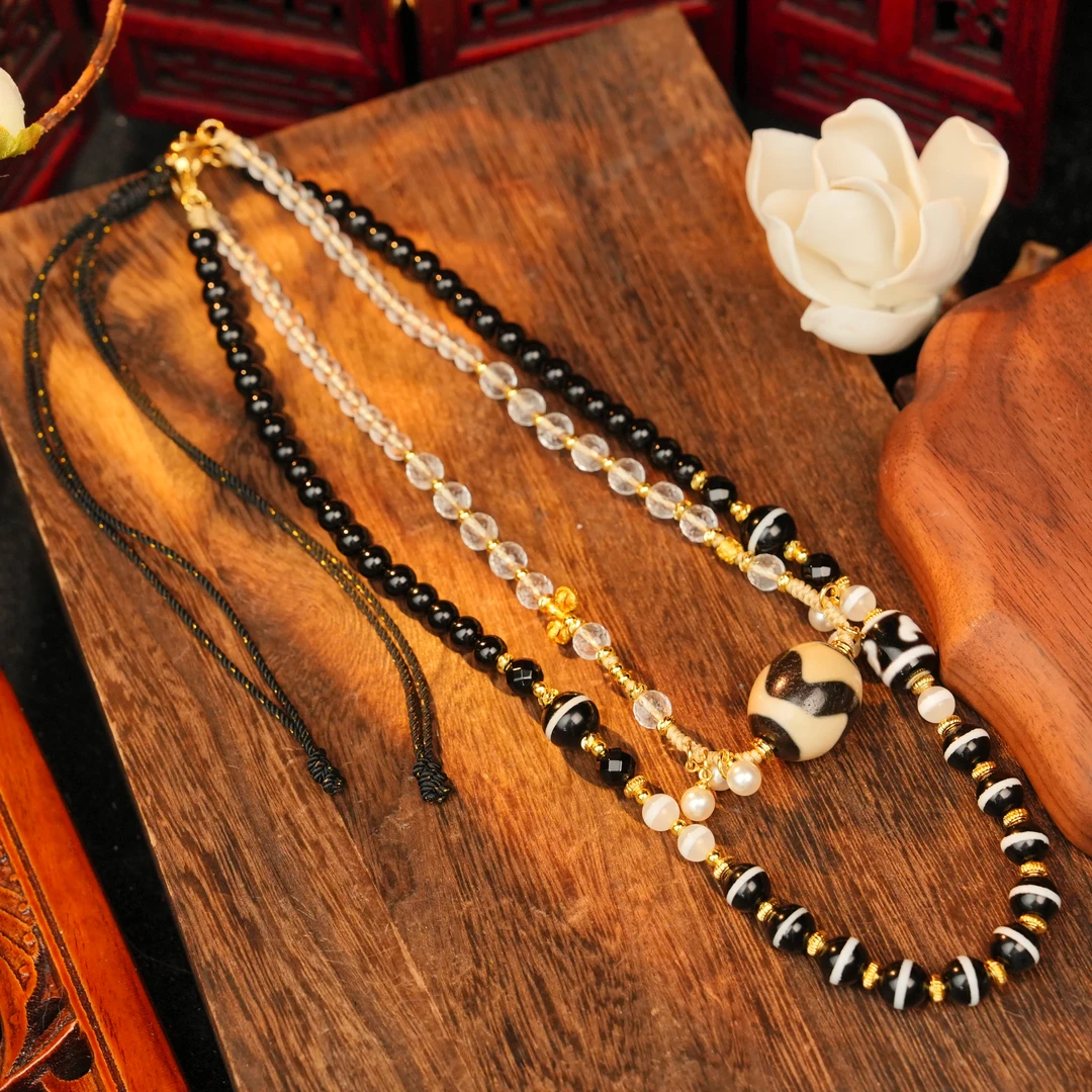 非金属仿水晶吊坠 牙牙药师项坠LNR0200185