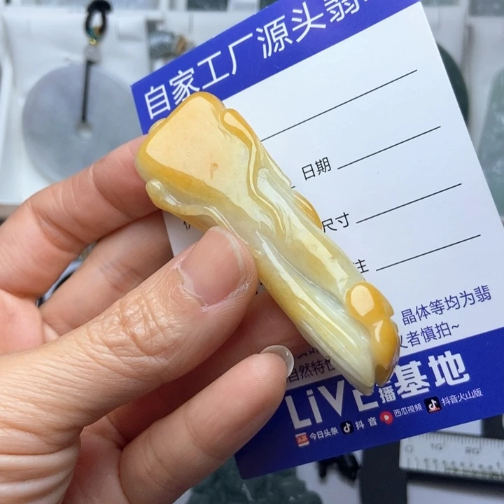 翡翠未镶嵌挂件翡翠