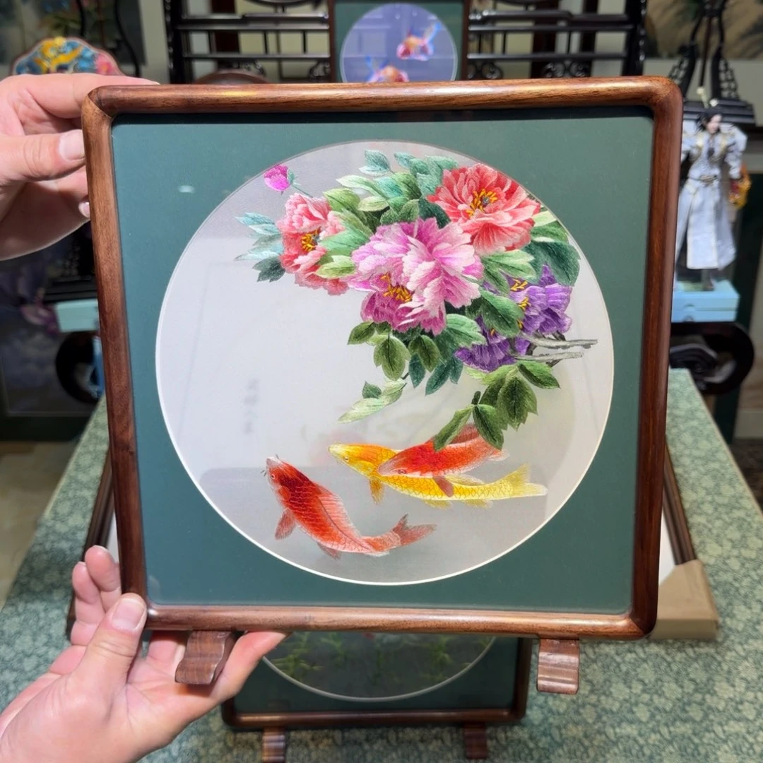 刺绣手工苏绣工艺异色精品