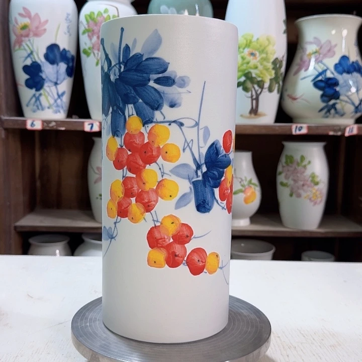 瓶直筒琵琶高33 新款陶瓷新款新款陶瓷