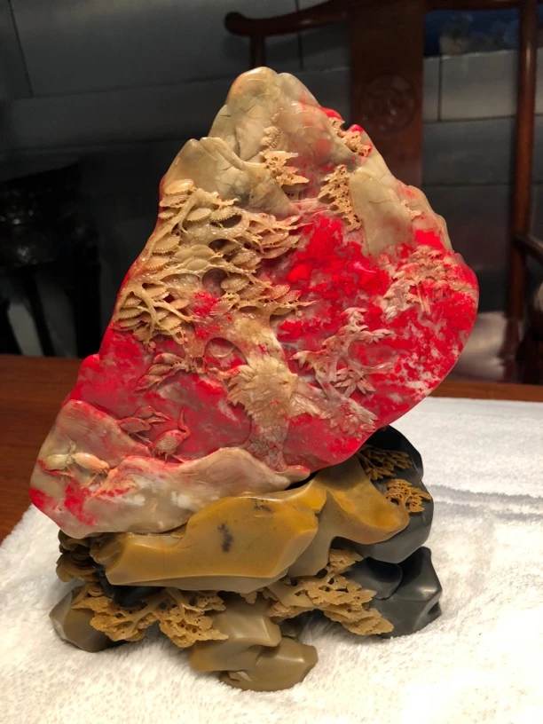 展现自然之美与工艺精湛,昌化鸡血石.收藏珍宝