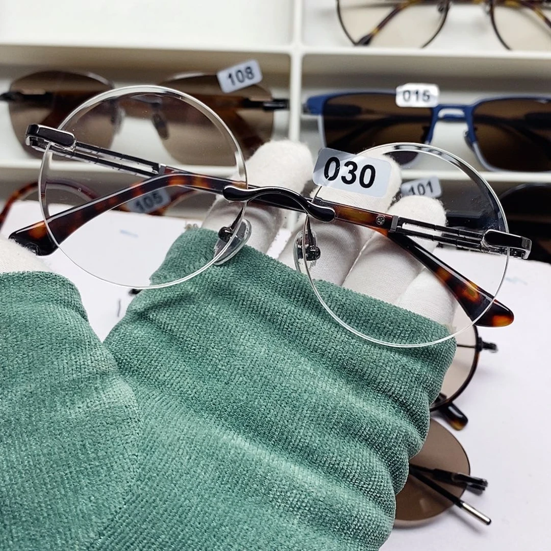 天然水晶石头镜镜片干镜尺寸54