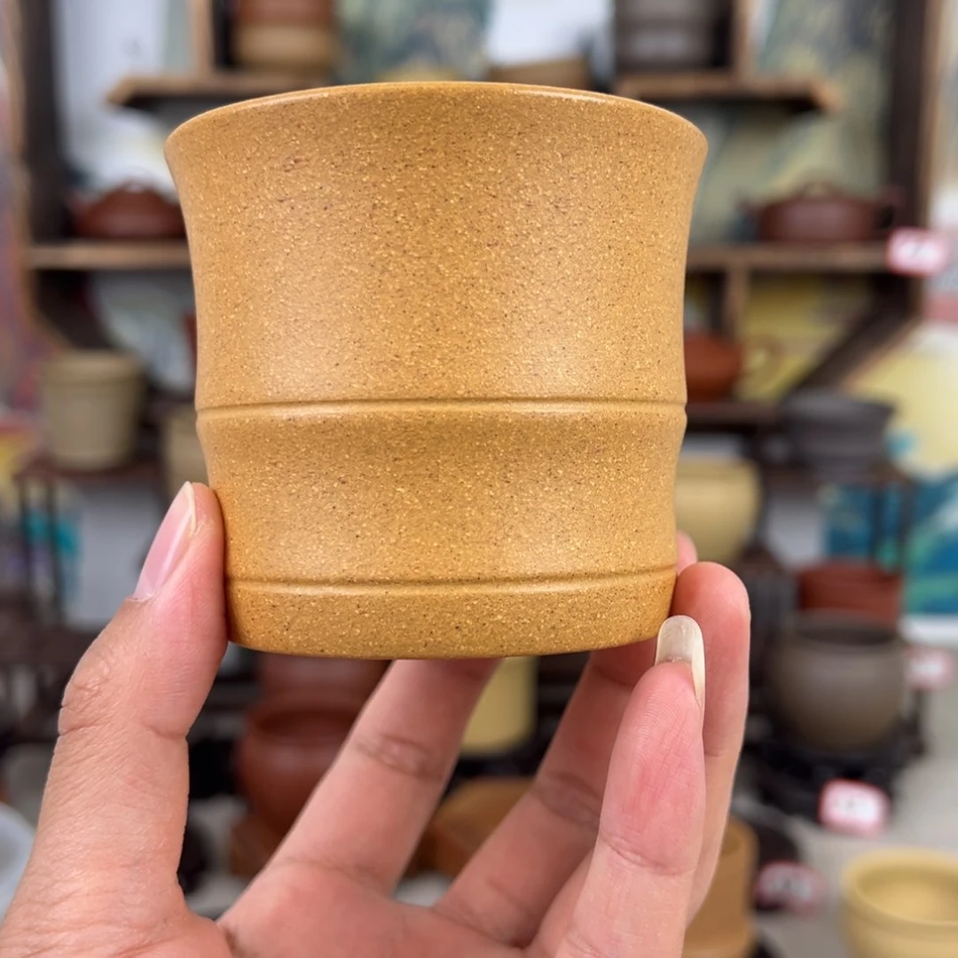 紫砂茶杯拙器甄选，纯原本矿。