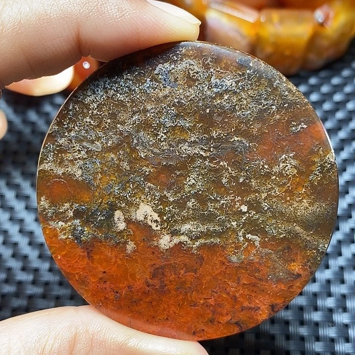 名***狼玛瑙/玉髓颈饰未镶嵌