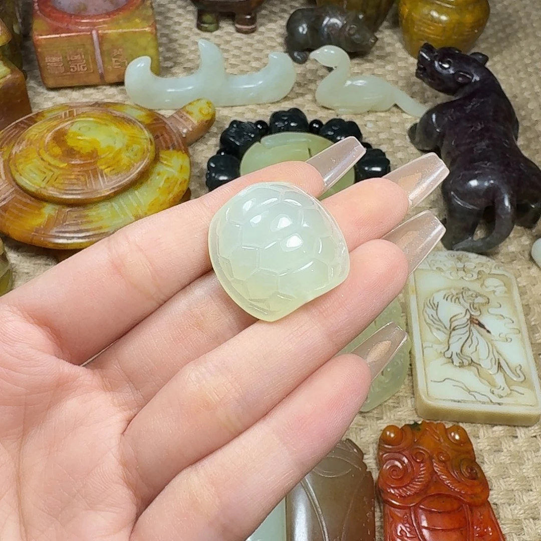 白玉菩提吊坠H****l挂件