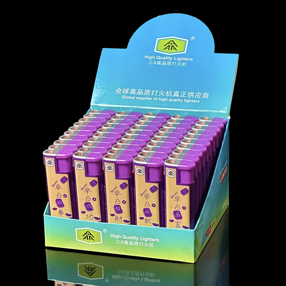 防风直冲一次性打火机加厚防爆家用耐用潮流设计网红爆款可批发