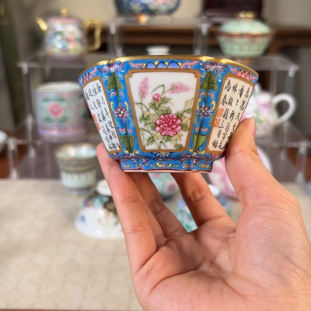 纯手工手绘 高端茶器