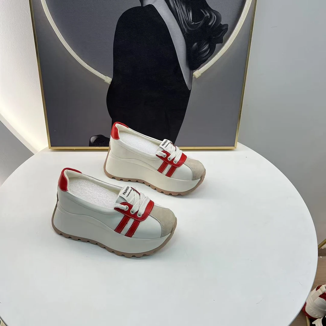 增高8CM  2025新款时尚厚底内增高休闲潮流休闲鞋8316