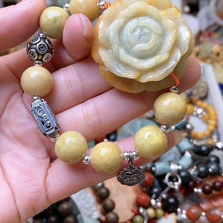 翡翠手链未镶嵌9**7手链299