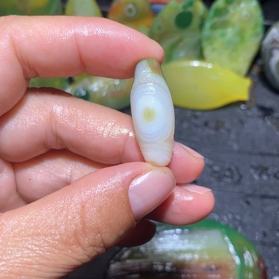 石英质玉珠宝半成品未镶嵌子*