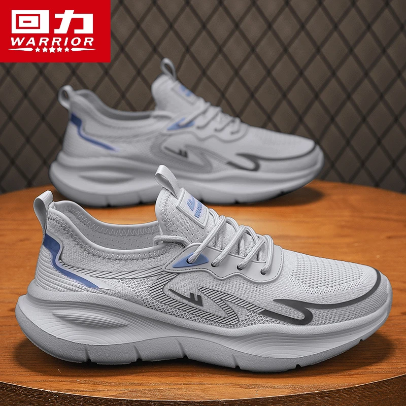 回力男鞋2025新款夏季透气软底轻便网面鞋男士休闲百搭跑步运动鞋