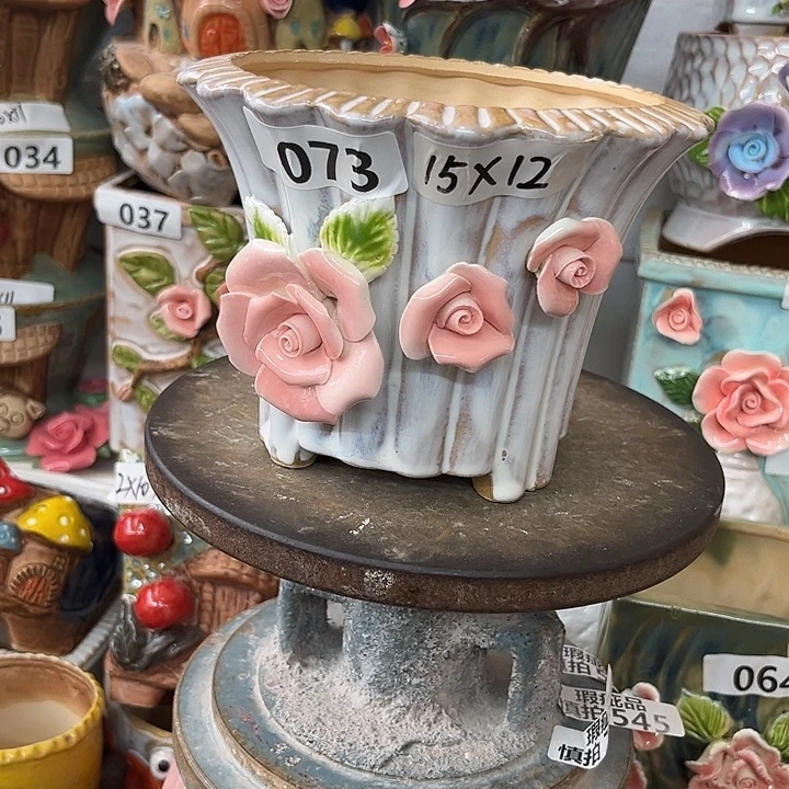 花盆紫砂粗陶材质多肉花盆