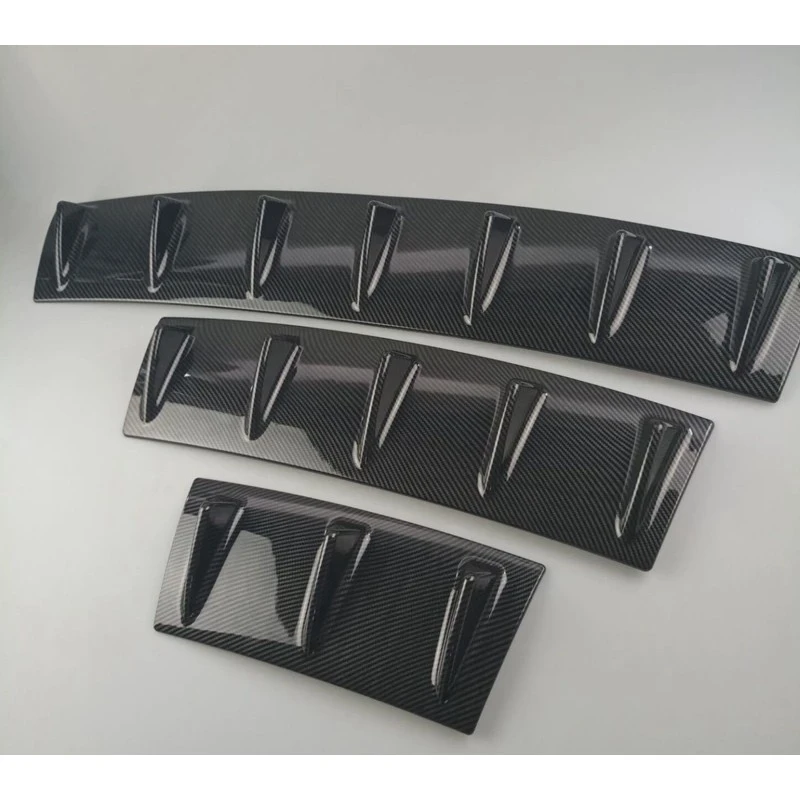 汽车改装后保险杠扰流板小包围底盘装饰运动通用导流板加装后唇