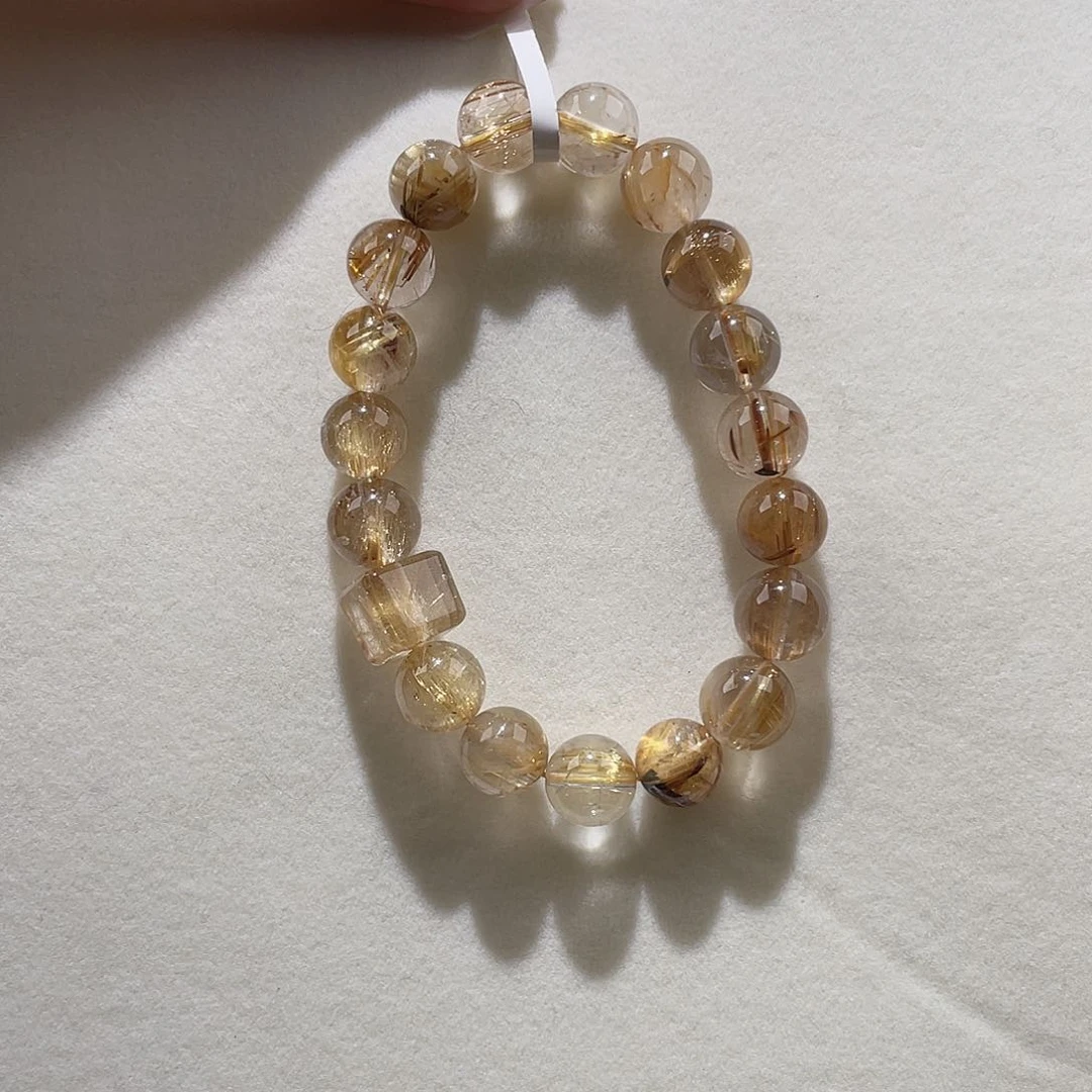 水晶手链未镶嵌金发晶