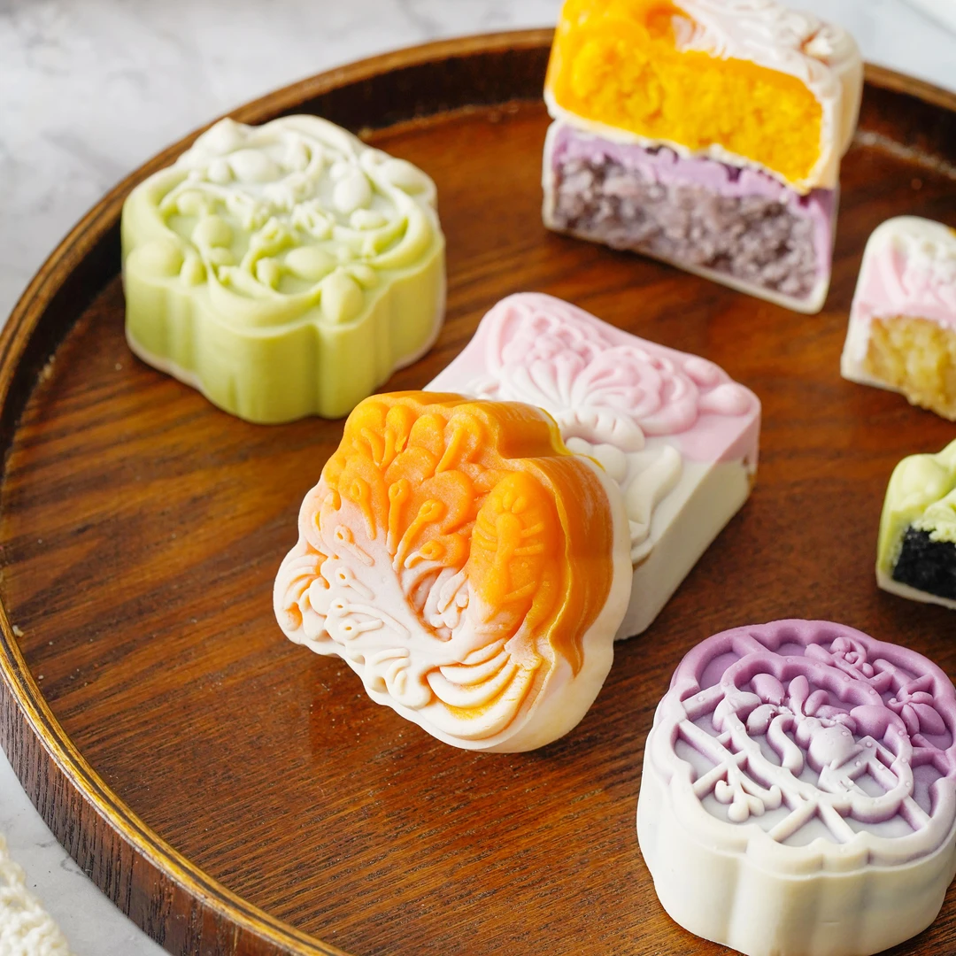 釉彩桃山韵 月饼礼套装 中秋中式糕点下午茶点心