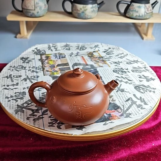 建水紫陶全品茶壶5号