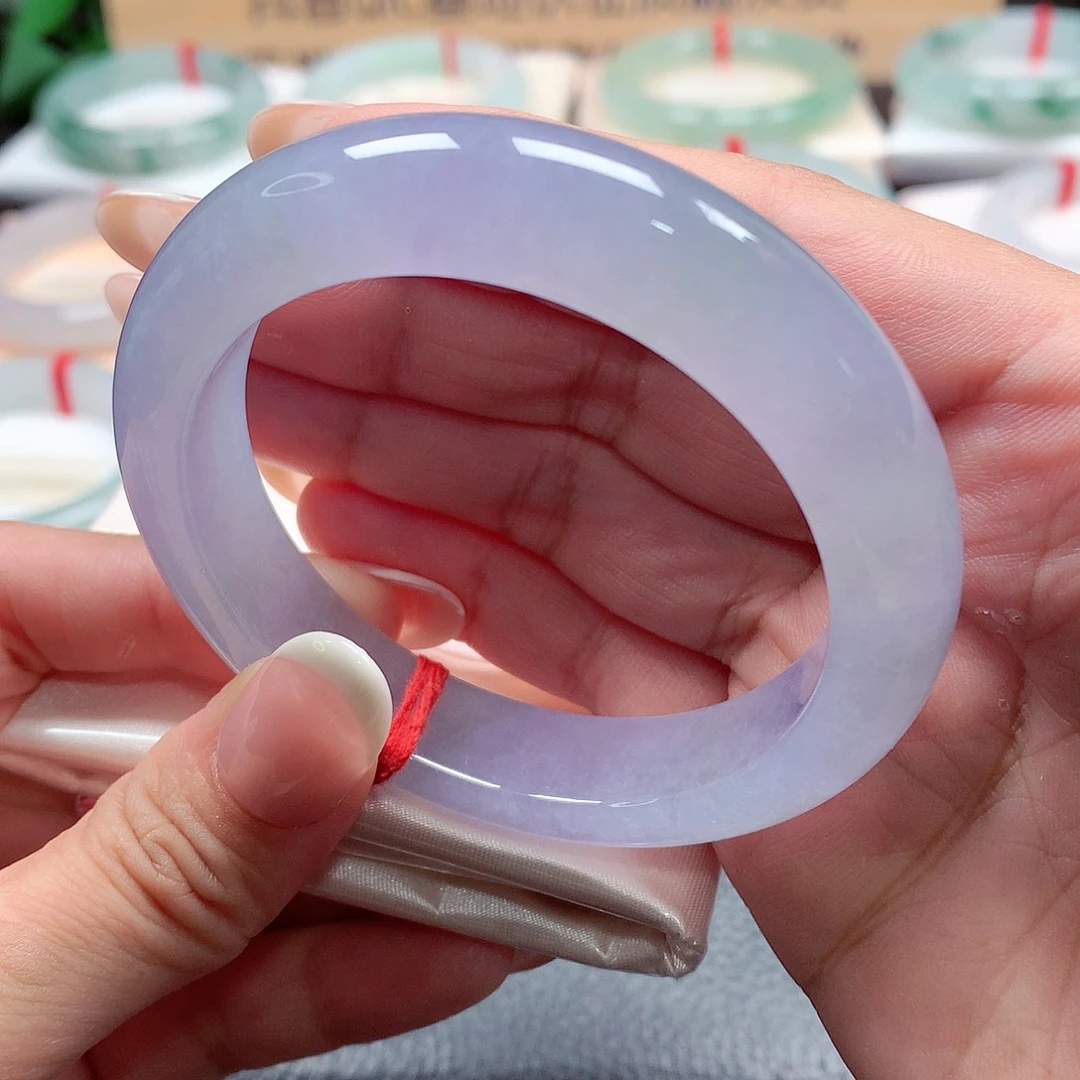 未镶嵌手镯翡翠天然A货翡翠手镯，86号