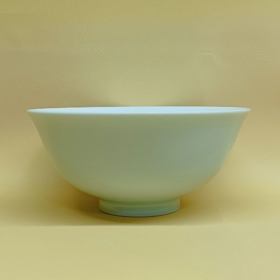 景德镇陶瓷青白瓷餐具饭碗手工青白瓷米饭碗青花瓷（清福碗1号）