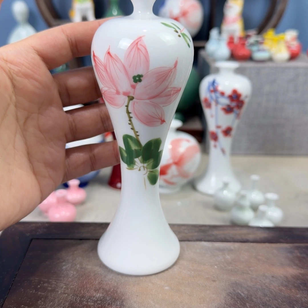 陶瓷手工小花器摆件