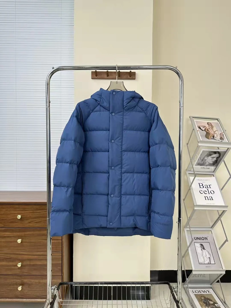 批发价LU路情侣款六格羽绒服保暖防风