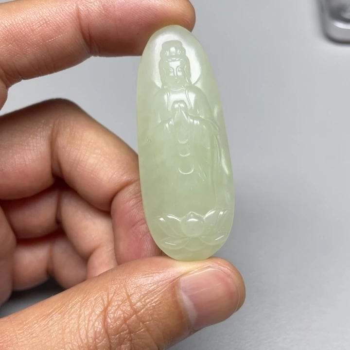 和田玉吊坠(不含链)未镶嵌w****3
