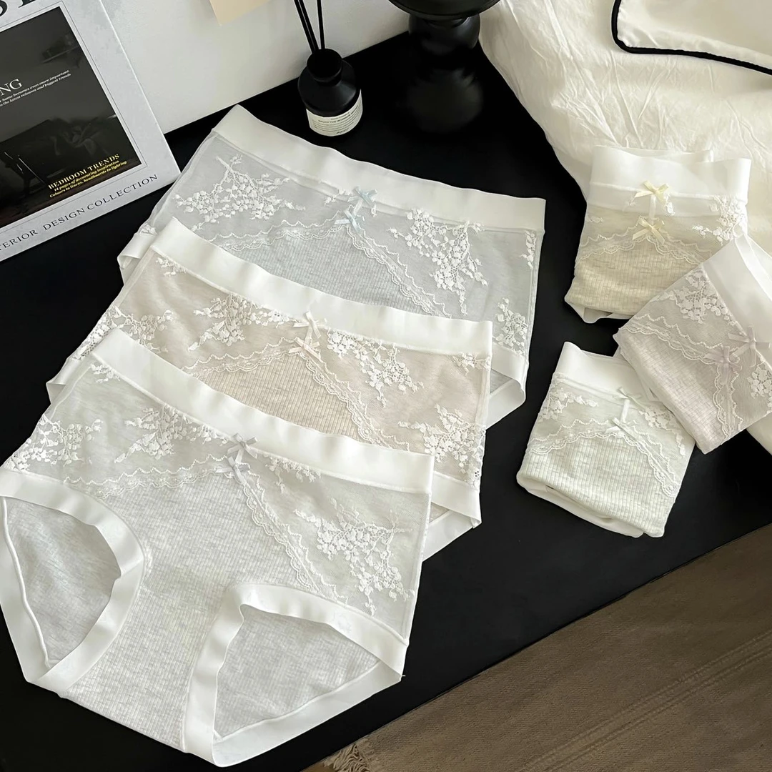 【黑炭】6520新款春夏女士内裤甜美蝴蝶结女内裤