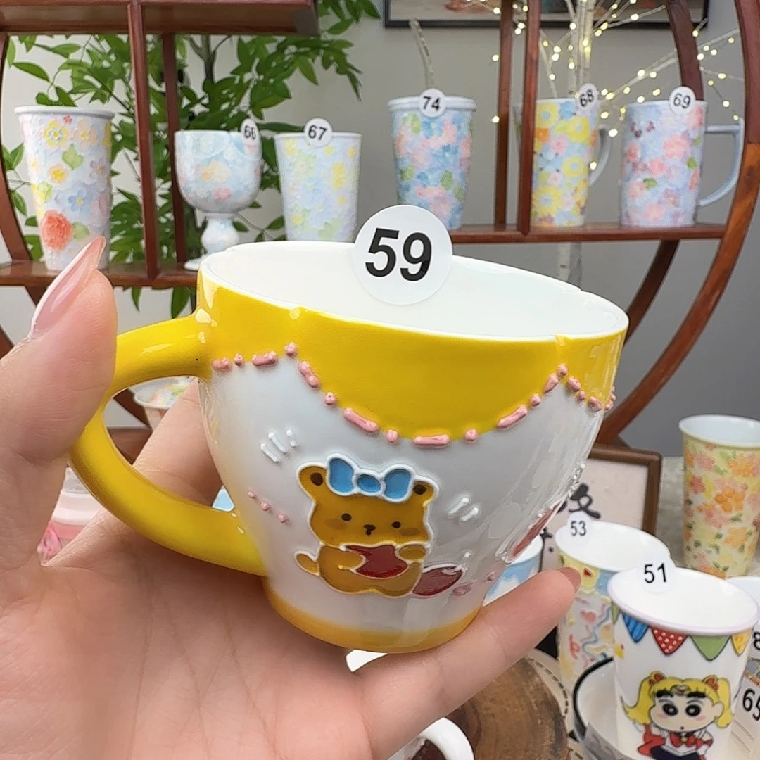 S59景德镇手绘高温釉下彩玉泥