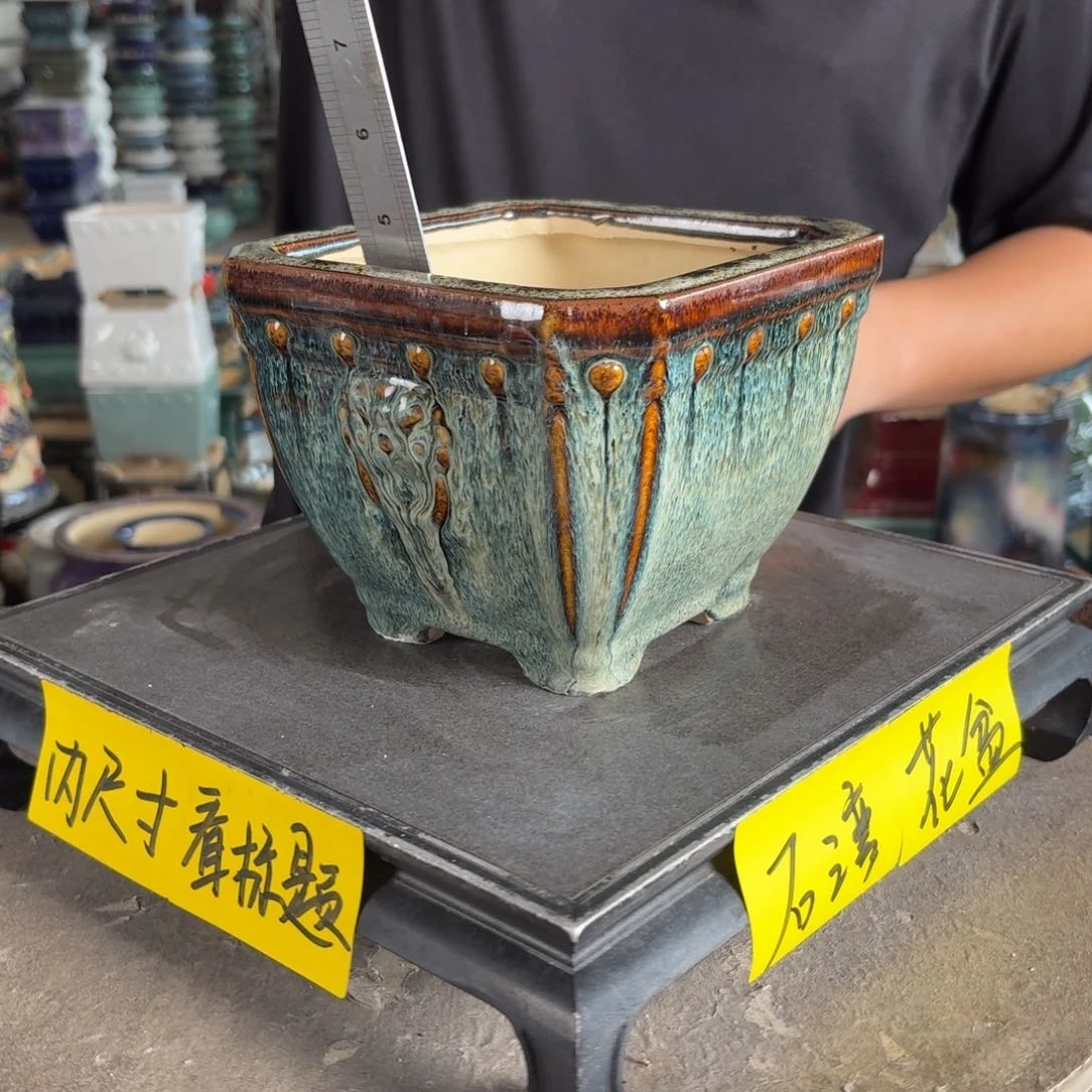 。一风堂石湾花盆 内14*12