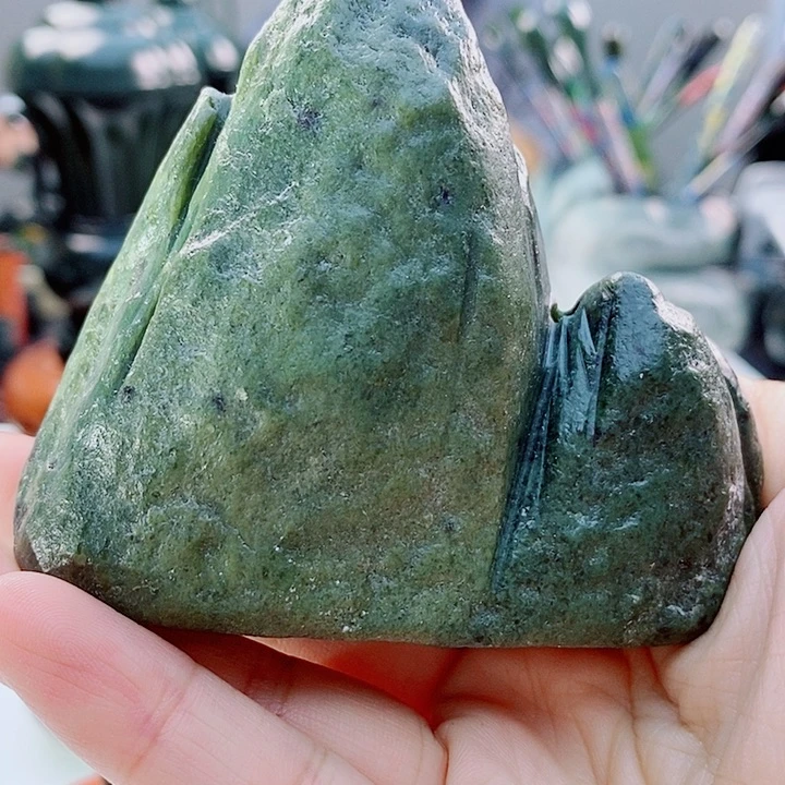 和田玉（青玉）未镶嵌把件