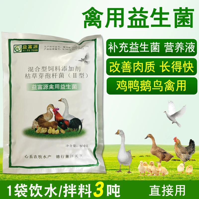 禽用益生菌粉鸡小鸭鹅营养液乳酸菌鸽子禽鸟益生素除臭拌饲料饮水