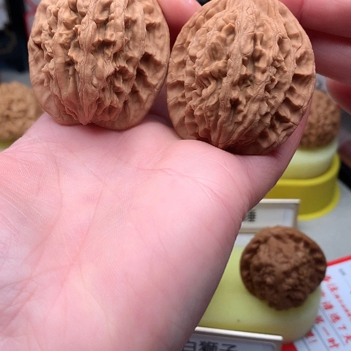 吊坠文玩核桃41尺全品虎头727号