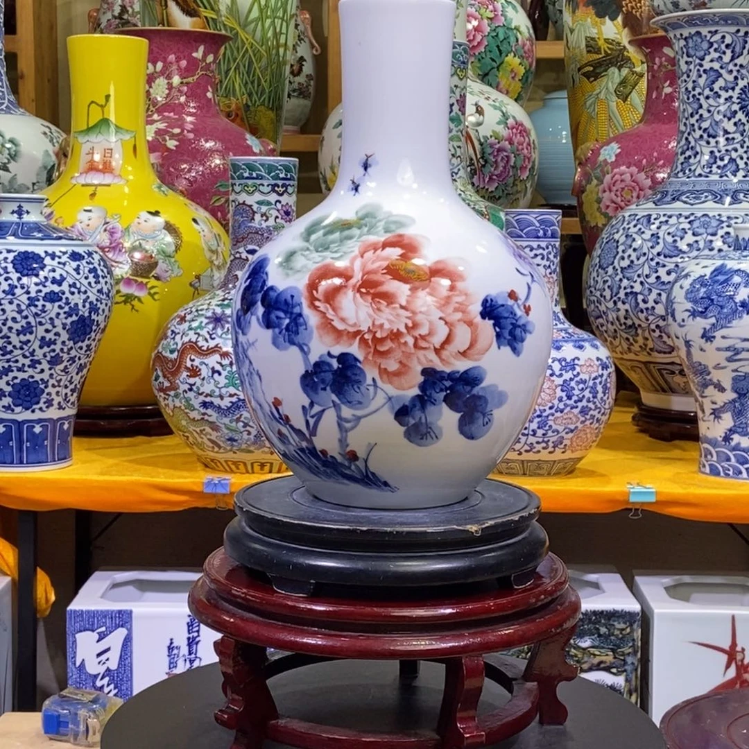 瓶景德镇陶瓷花瓶摆件