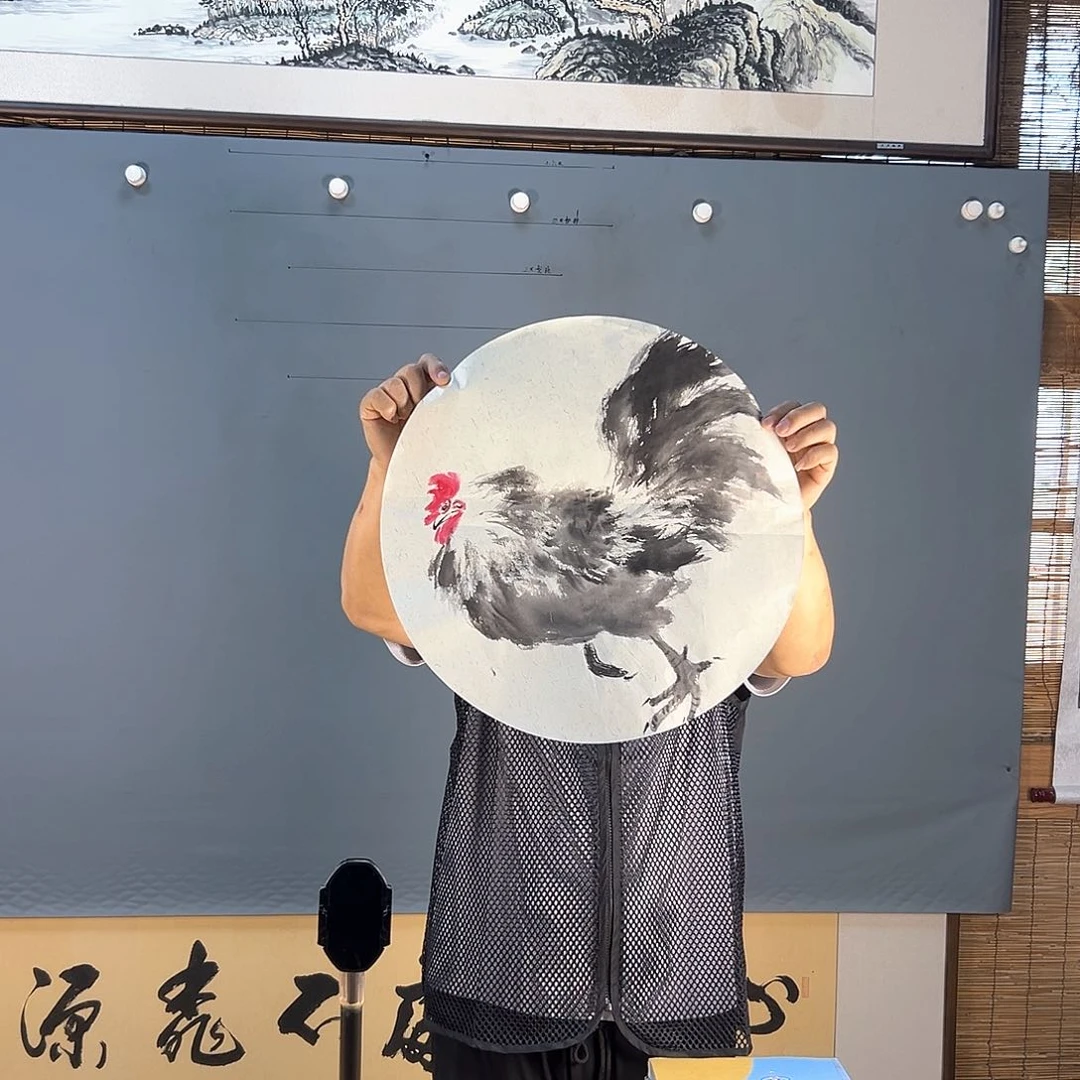 国画小**人541 花鸟和蝴蝶是在不同