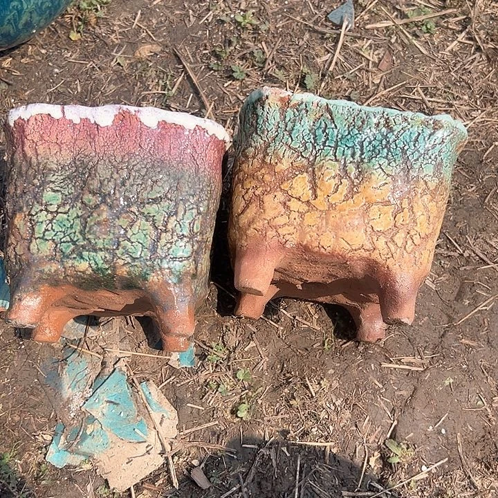 红陶口13高12颜色随机