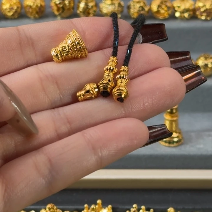 足银玻璃线束 弟子珠 佛塔