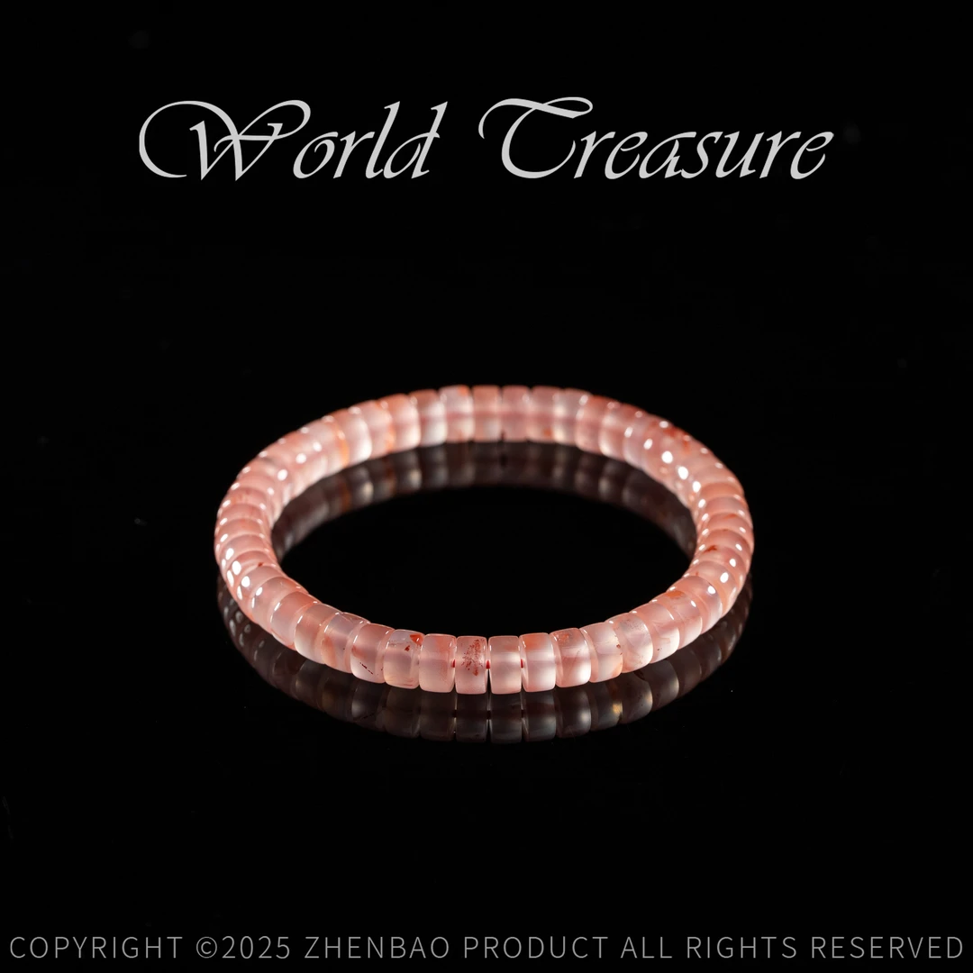 【世间臻宝】典藏冰红直切手串/DQ190/多样性发一件/17