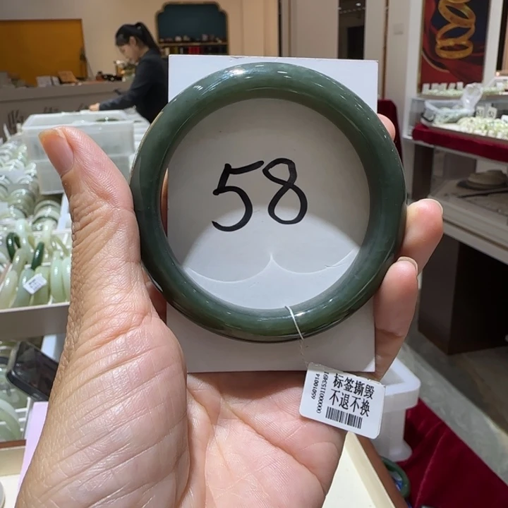 和田玉未镶嵌手镯709