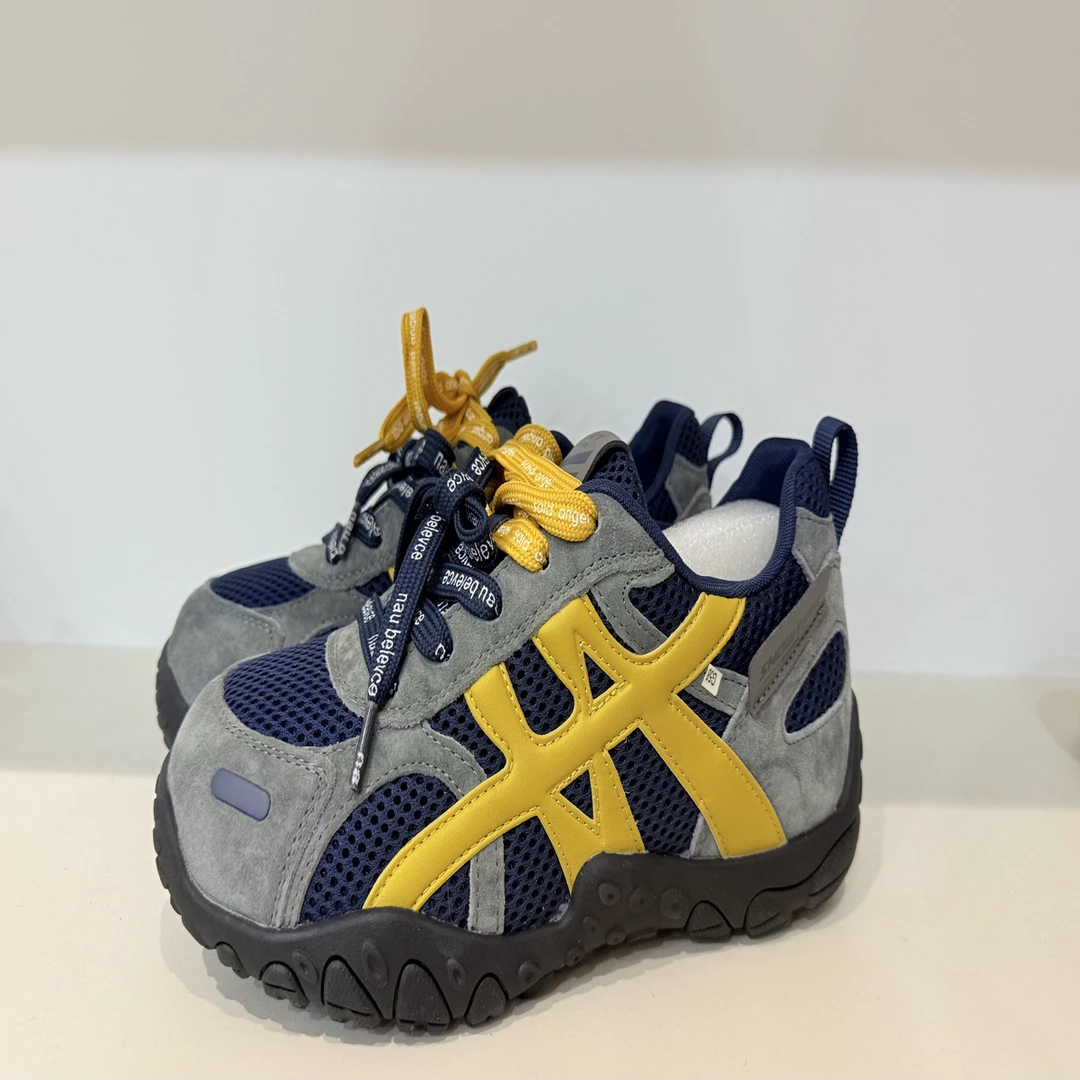 透气橡胶青少年镂空系带增高德训鞋女子防滑耐磨