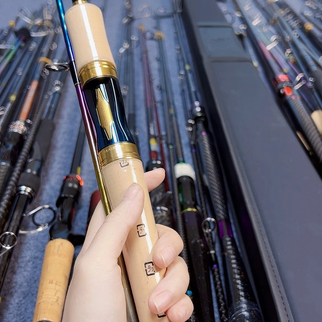 3.8m碳素山*路亚杆直柄路亚范用