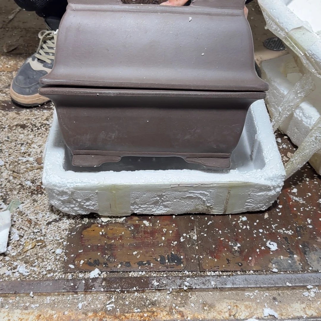 紫砂花盆口径26.18.10口径