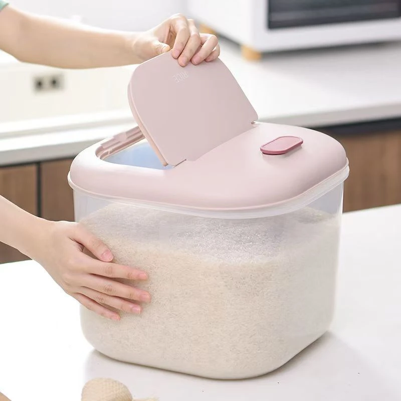 加厚防潮米桶家用储米箱收纳箱12斤20斤储粮桶大米缸面粉箱