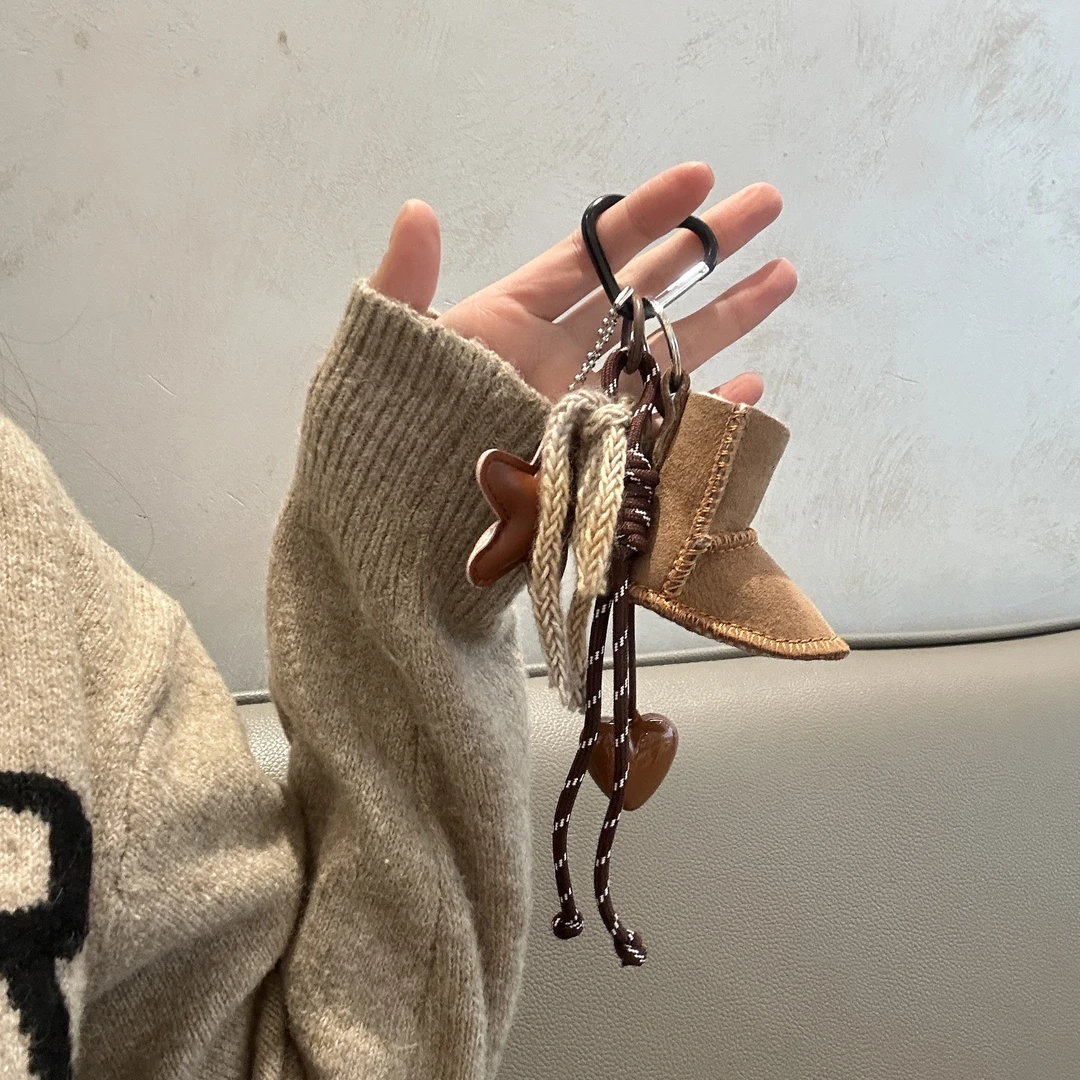 雪地靴包包挂件钥匙扣