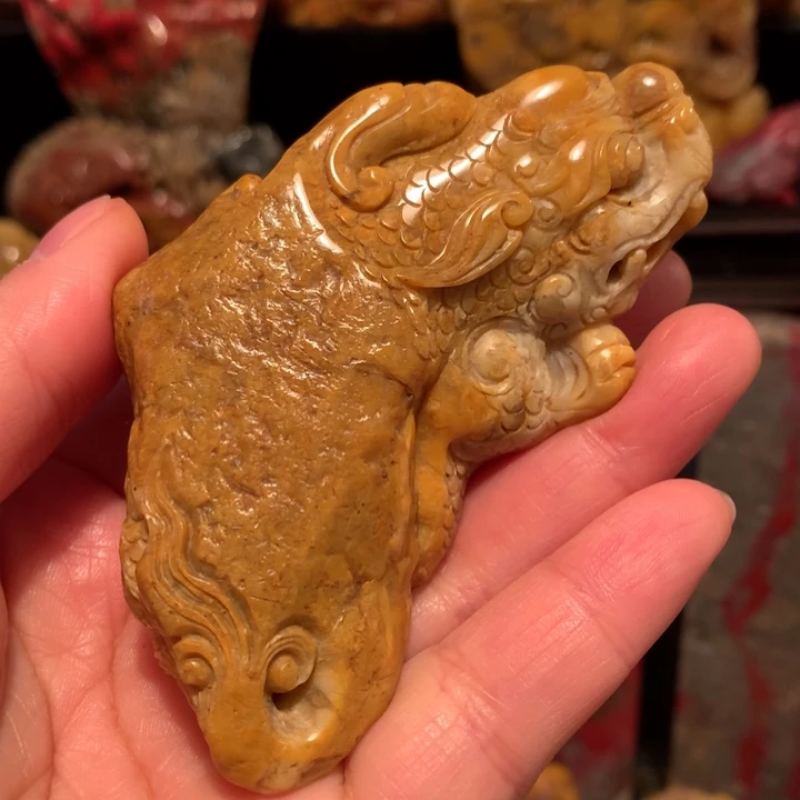 尙***水昌化石昌化田黄石