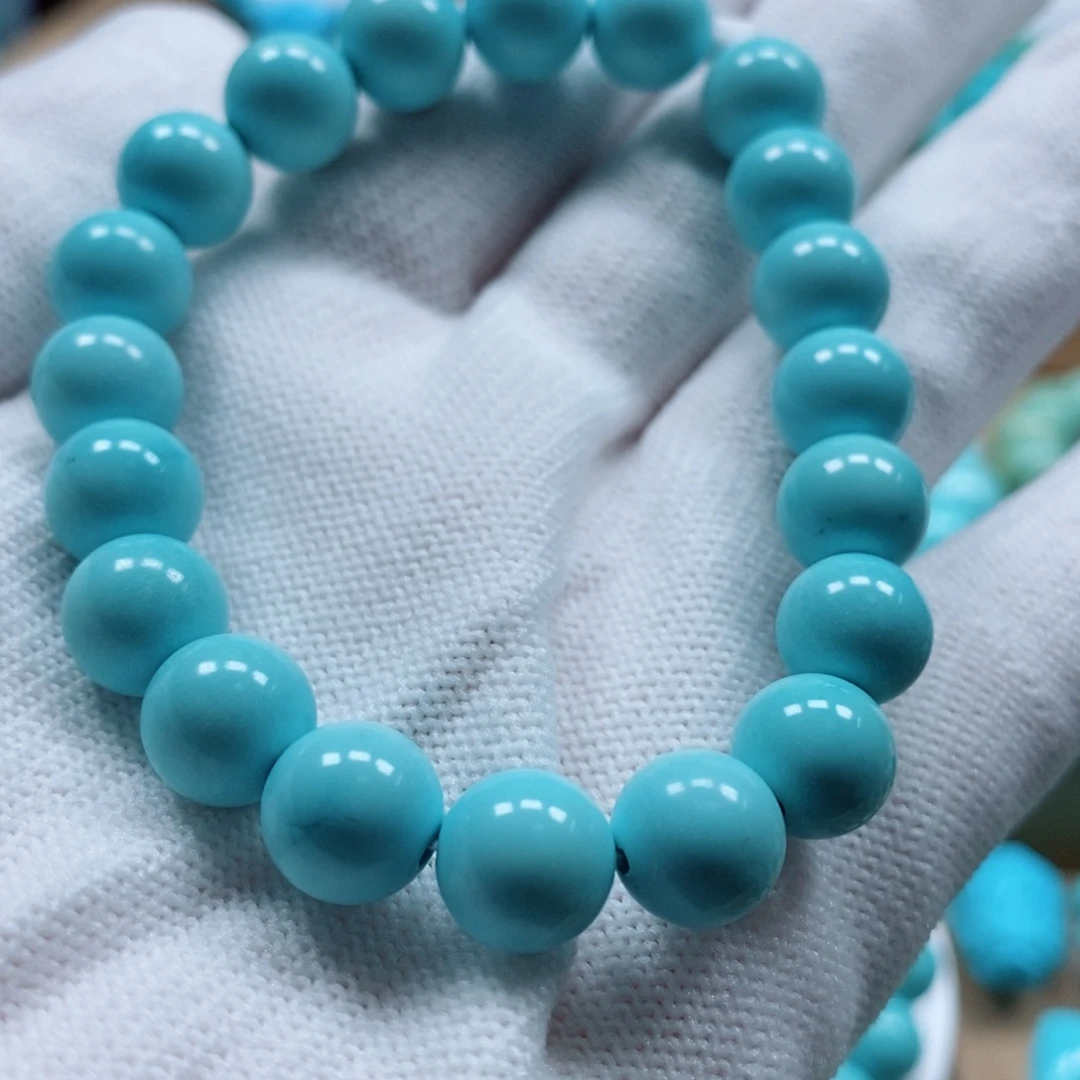 绿松石珠宝奇石未镶嵌朵*