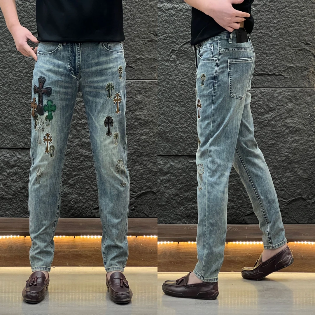 【经典】男士春款直筒牛仔裤水洗AR1188723春夏潮流